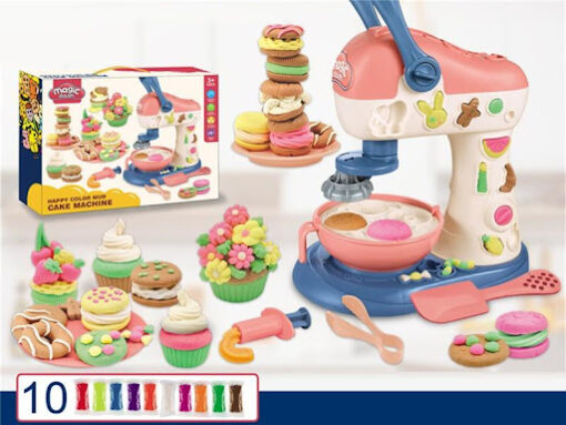 Maquina de pancakes de plastilina