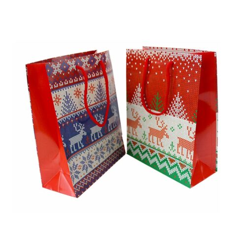 Bolsa de regalo navideña