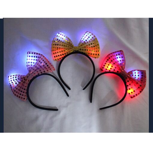 Diadema con luz 12pz