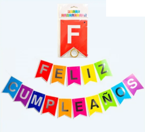 Letrero Feliz Cumpleaños