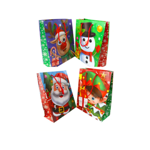 Bolsa de regalo navideña